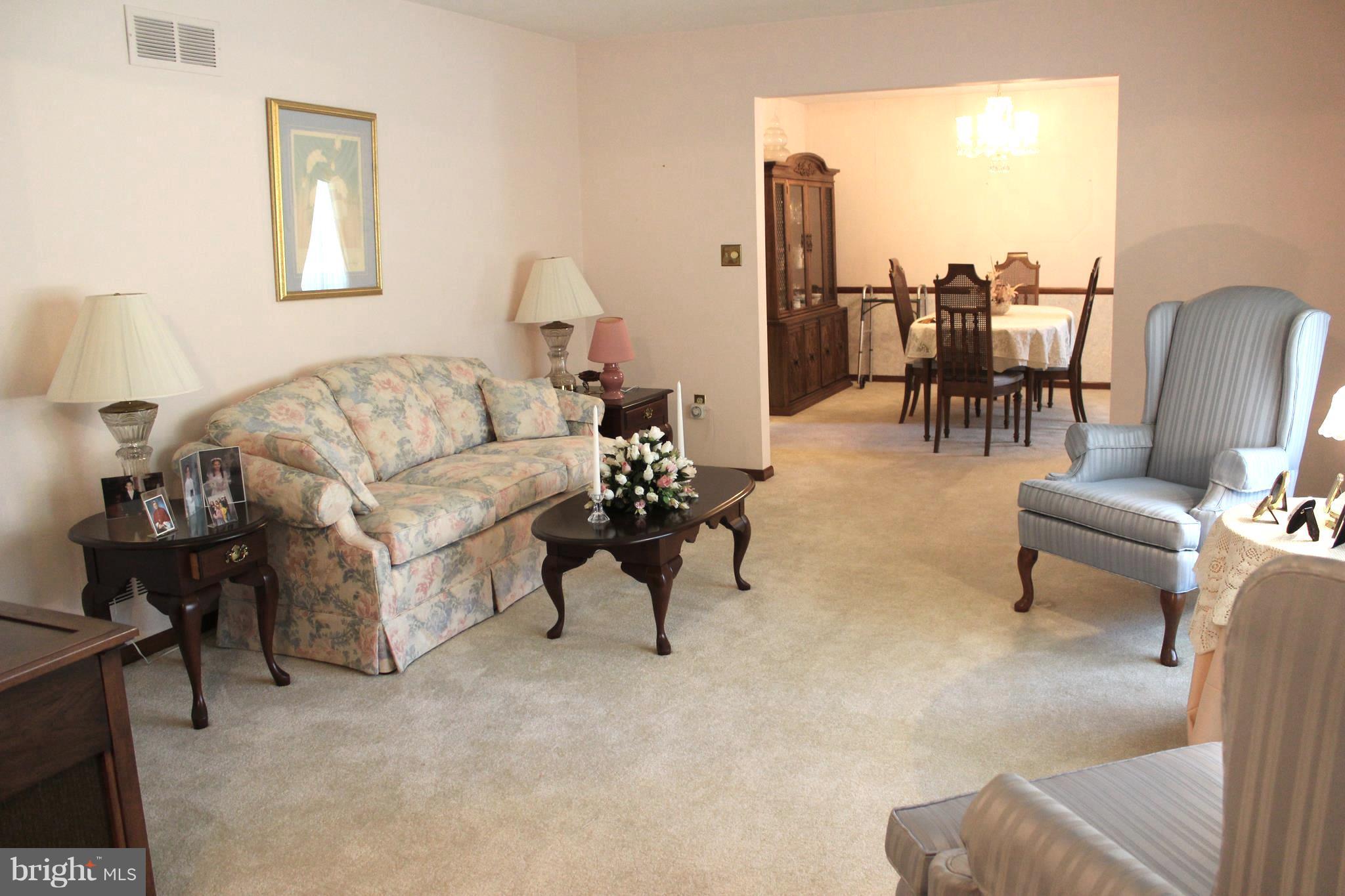 1306 Old Fallston Road Fallston, MD 21047 - Photo 7 of 21 LIVING ROOM HAS CARPET OVER HARDWOOD