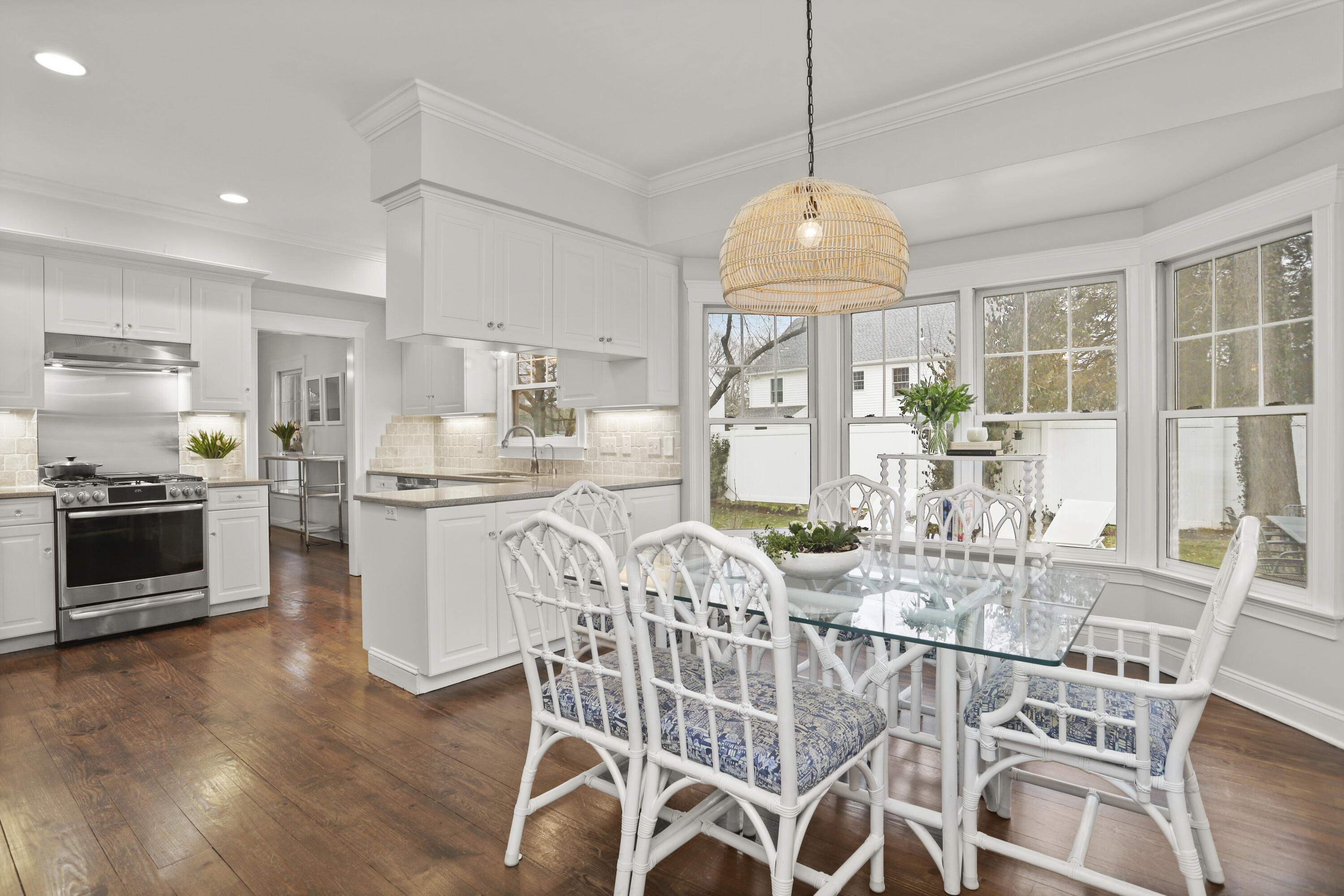 27 A Middlesex Road Darien, CT 06820 - Photo 7 of 27 a view of a dining room with furniture window and wooden floor