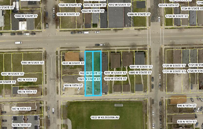 1821 West State Street Milwaukee, WI 53233 - Photo 6 of 6 1821 w state aerial