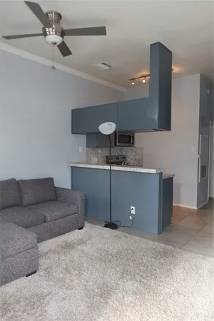 a living room with a couch