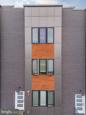 a view of a brick wall