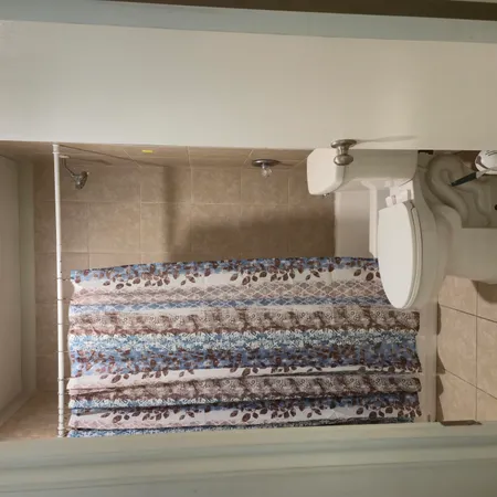 a view of a bathroom