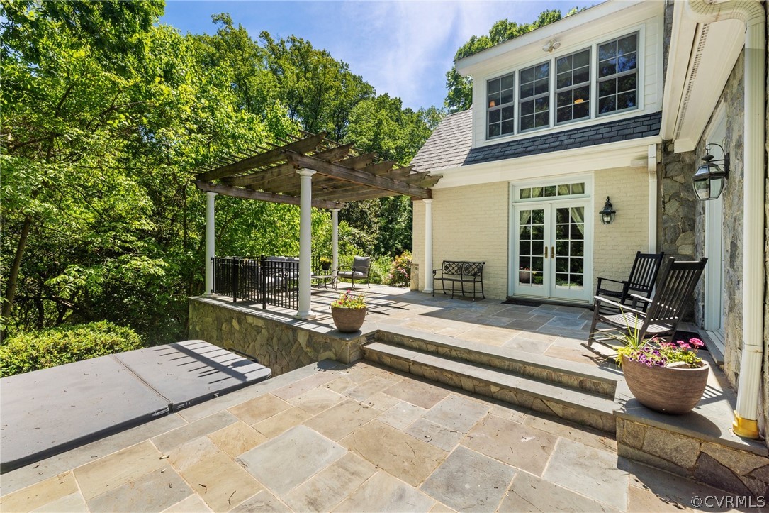 7215 Riverside Drive Richmond, VA 23225 - Photo 35 of 42 a view of backyard with outdoor seating and trees