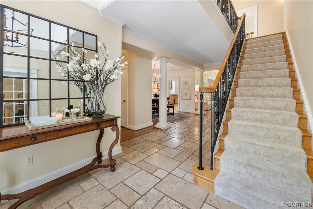 7215 Riverside Drive Richmond, VA 23225 - Photo 4 of 42 a view of entryway and hall with wooden floor