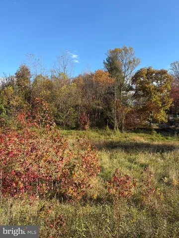 a view of lake with green space