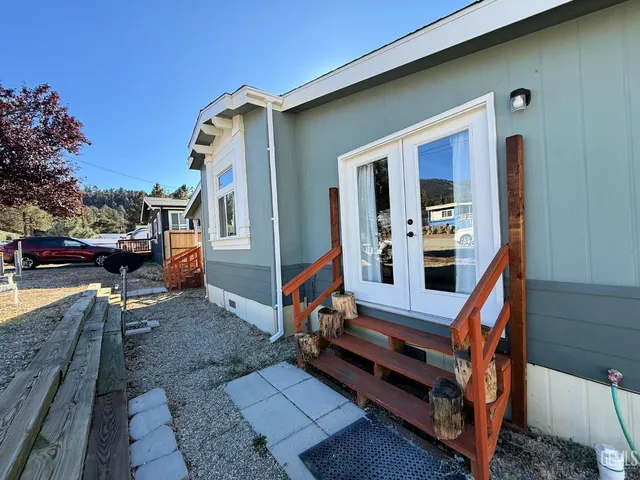 a view of outdoor space and deck area