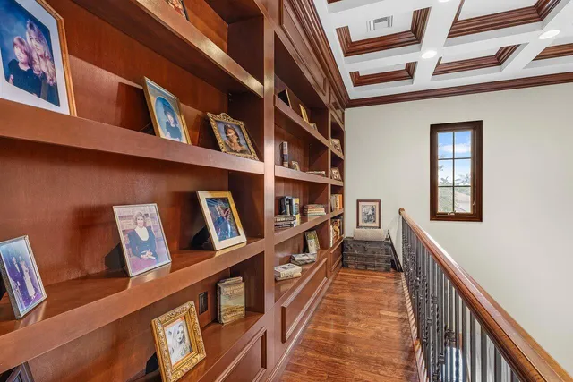 a view of balcony and staircase