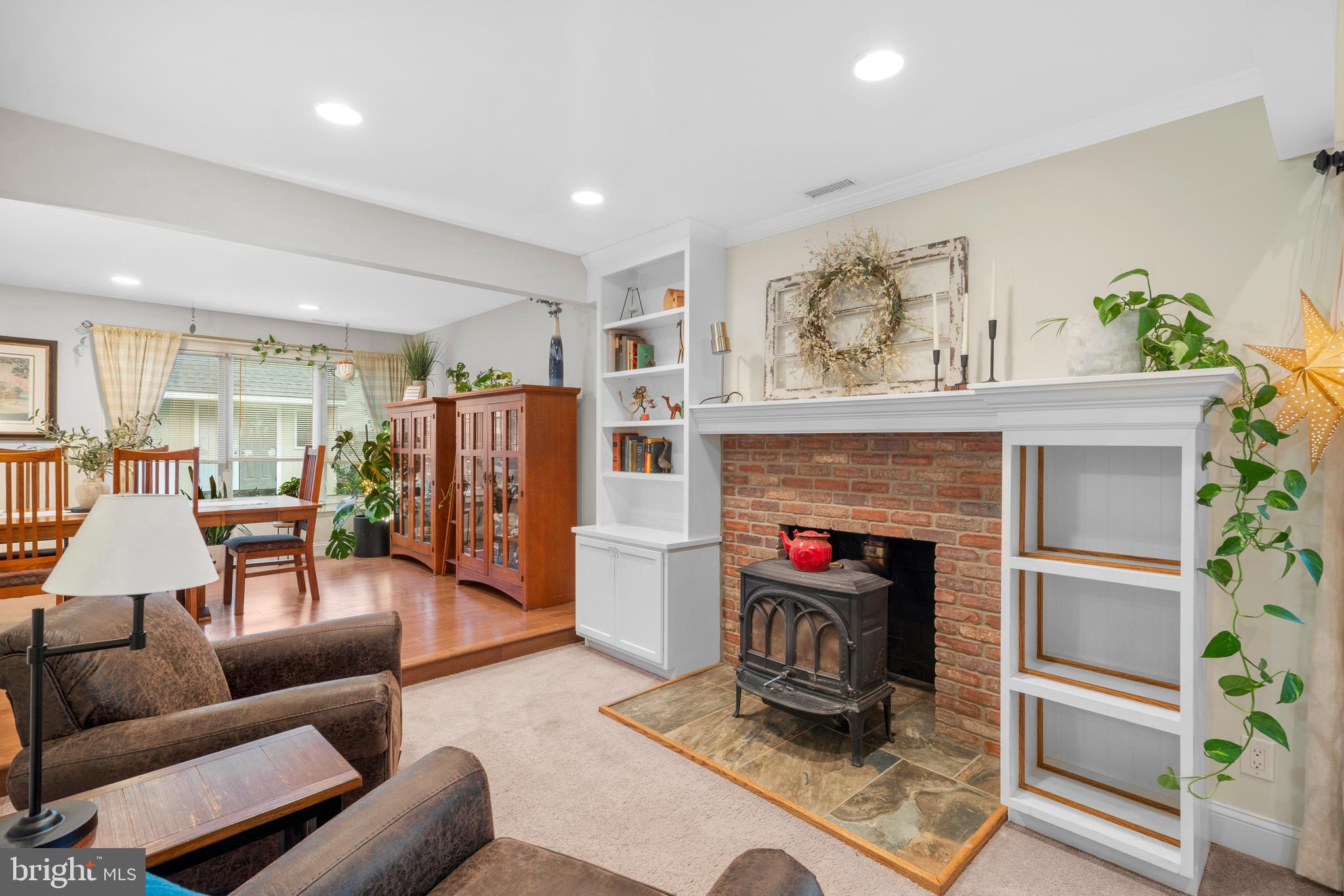 29 Concord Road Marlton, NJ 08053 - Photo 16 of 49 a living room with furniture and a fireplace