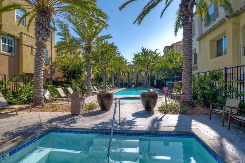 2256 Flatiron Way San Marcos, CA 92078 - Photo 20 of 22 a view of a backyard with plants and patio