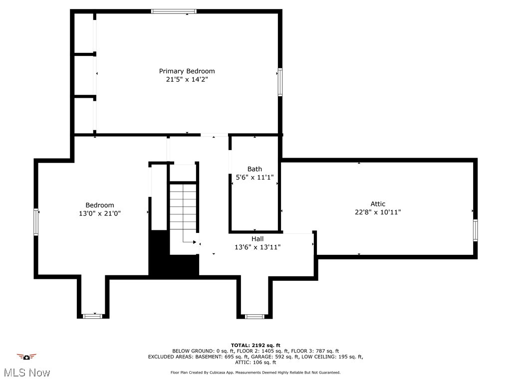 13510 Kinsman Road Burton, OH 44021 - Photo 39 of 40 Upstairs floor Plan