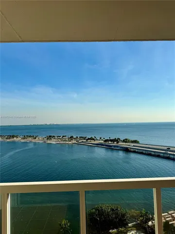 a view of lake with city