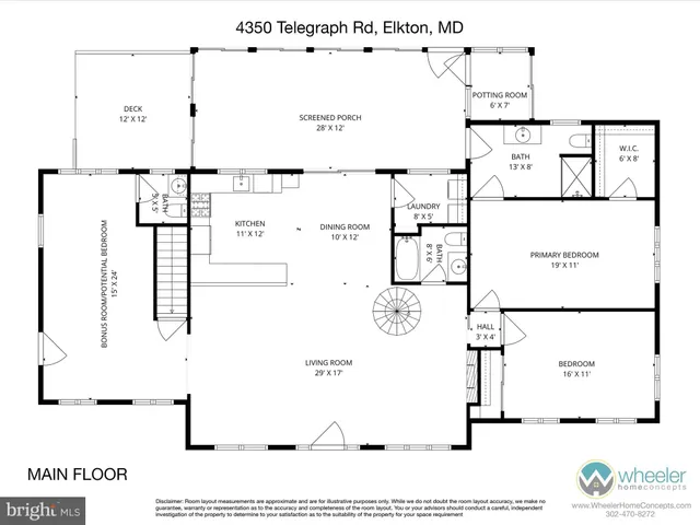 a picture of a bench in a building