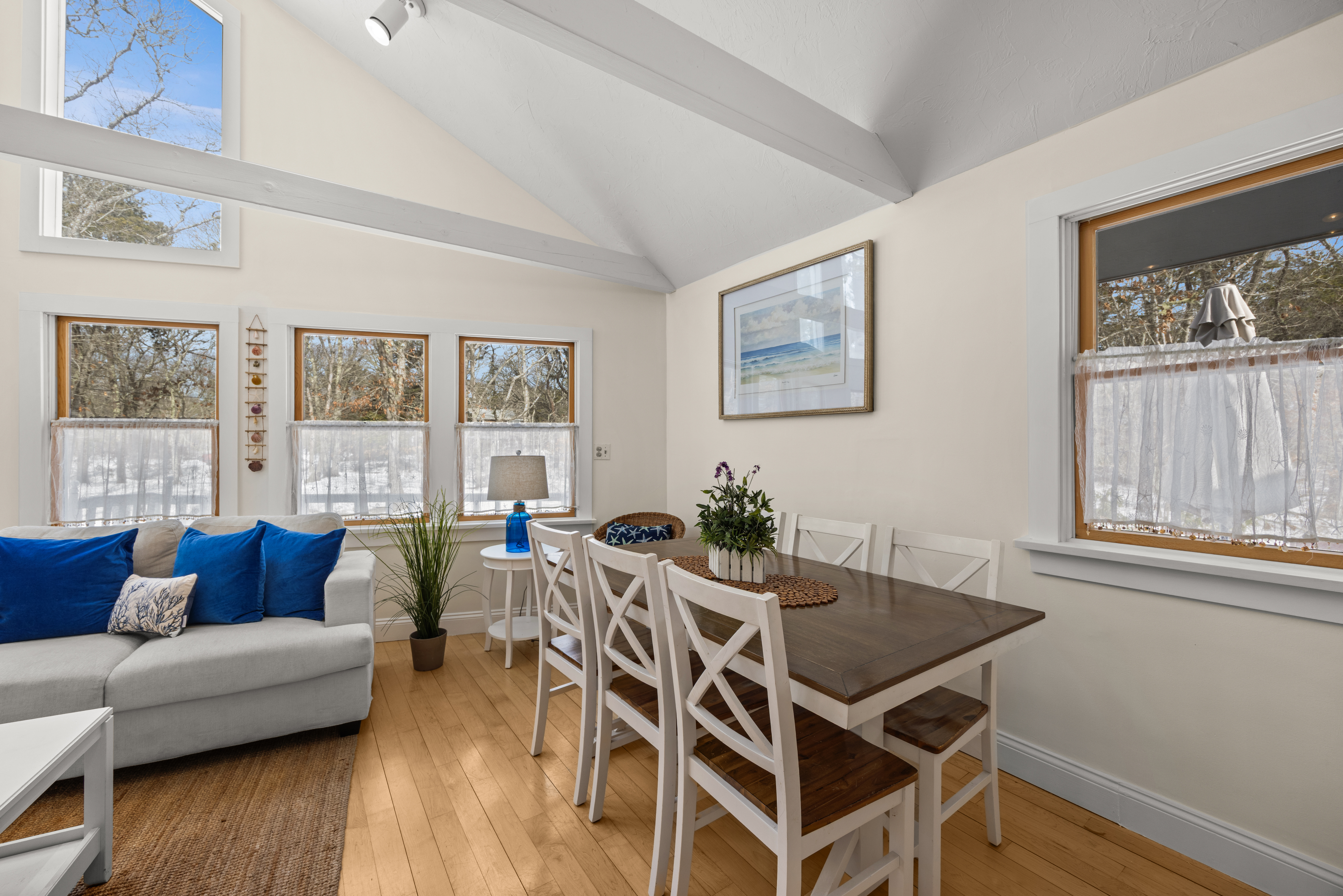 58 Rd To The Plaines Edgartown, MA 02539 - Photo 9 of 40 a dining room with furniture and wooden floor