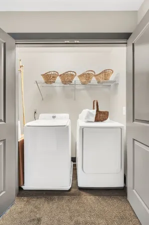 a view of cabinets