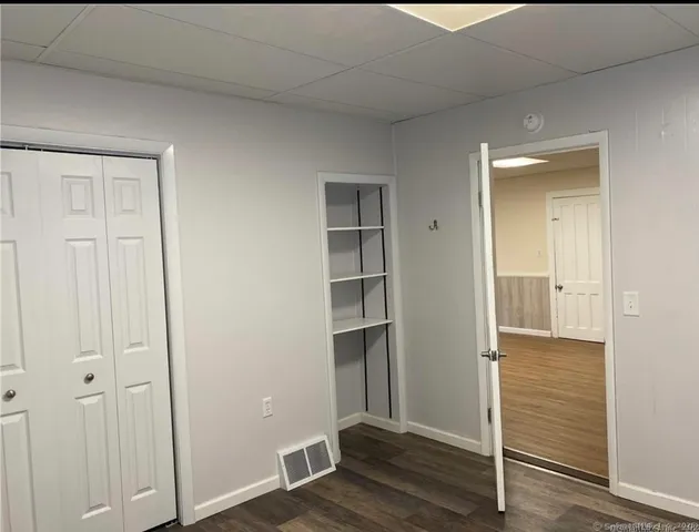 a view of wooden floor