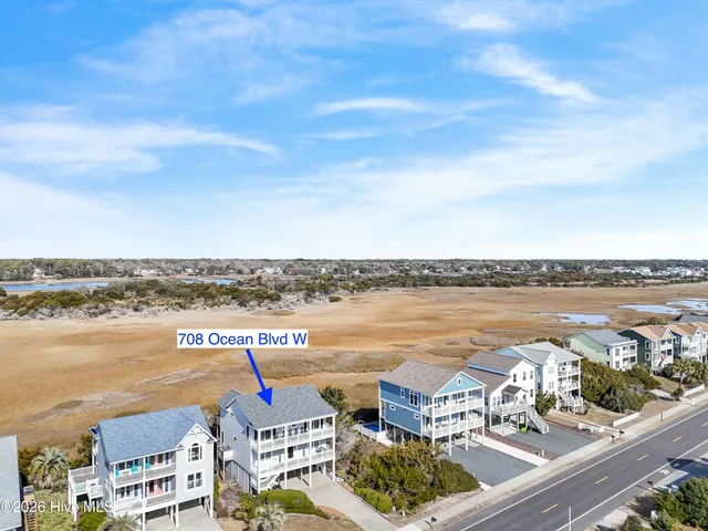 $1,050,000 | 708 Ocean Boulevard West, Holden Beach, NC 28462