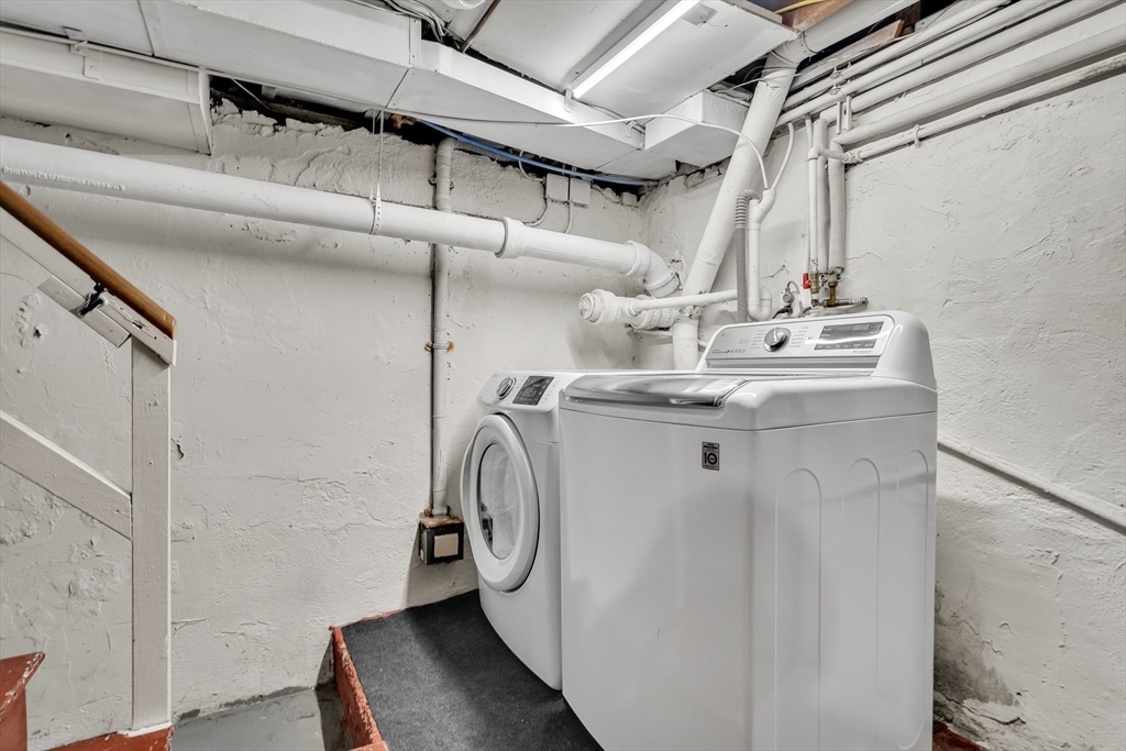 16 Roundwood Road Newton, MA 02464 - Photo 31 of 41 a utility room with dryer and washer