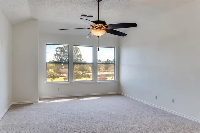 a view of a livingroom with a window