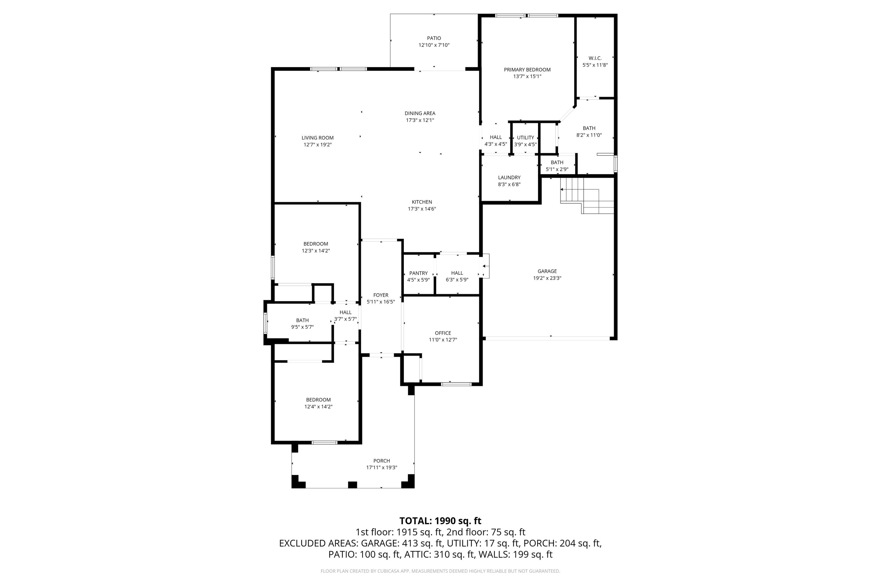 1170 Deer Moss Loop Niceville, FL 32578 - Photo 71 of 73 Floor Plan
