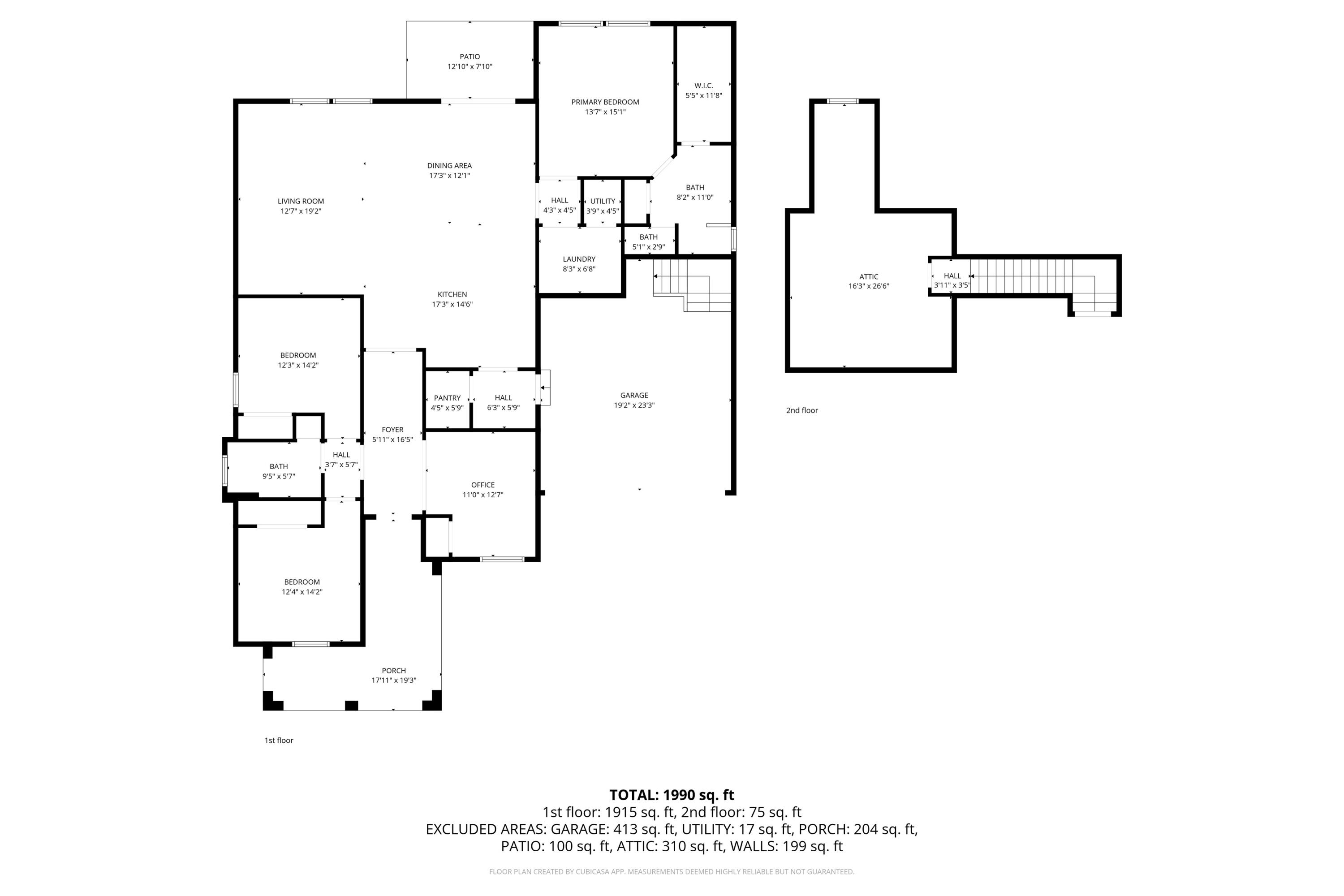 1170 Deer Moss Loop Niceville, FL 32578 - Photo 72 of 73 Floor Plan