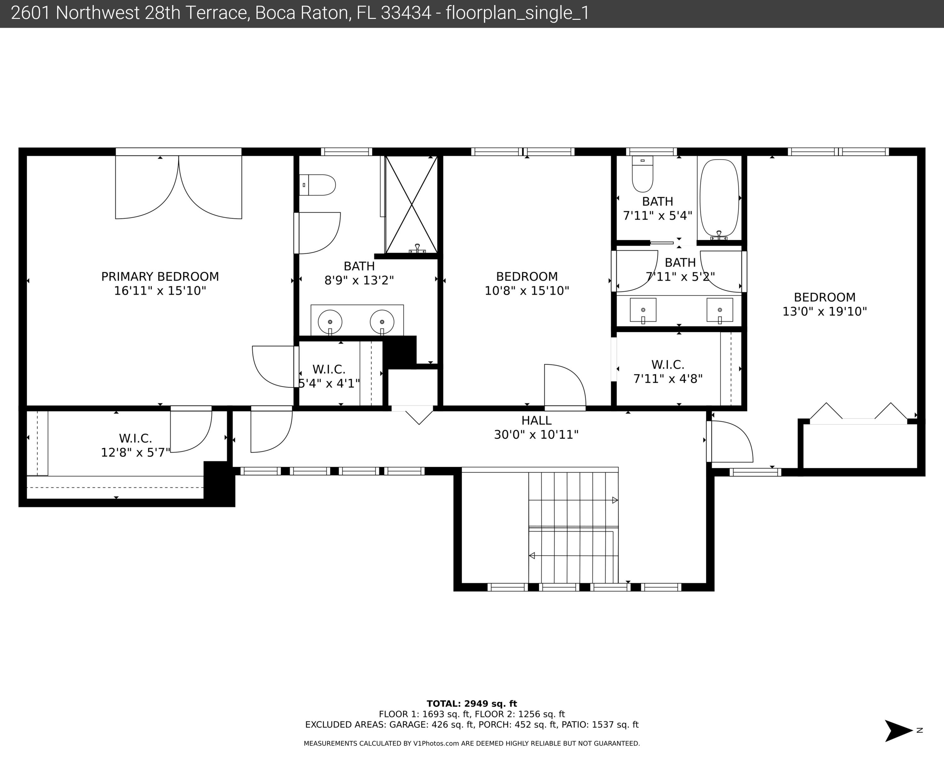 2601 Northwest 28th Terrace Boca Raton, FL 33434 - Photo 87 of 88 87_floorplan_single_1