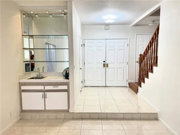 a kitchen with a sink