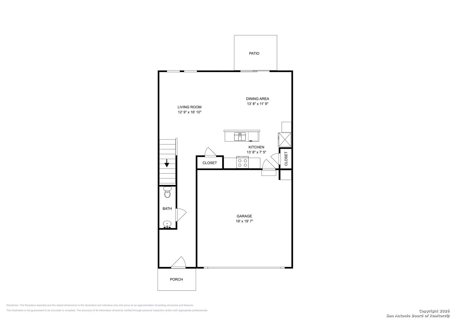 5206 Winding Street St. Hedwig, TX 78152 - Photo 16 of 17 a picture of a hallway with white door