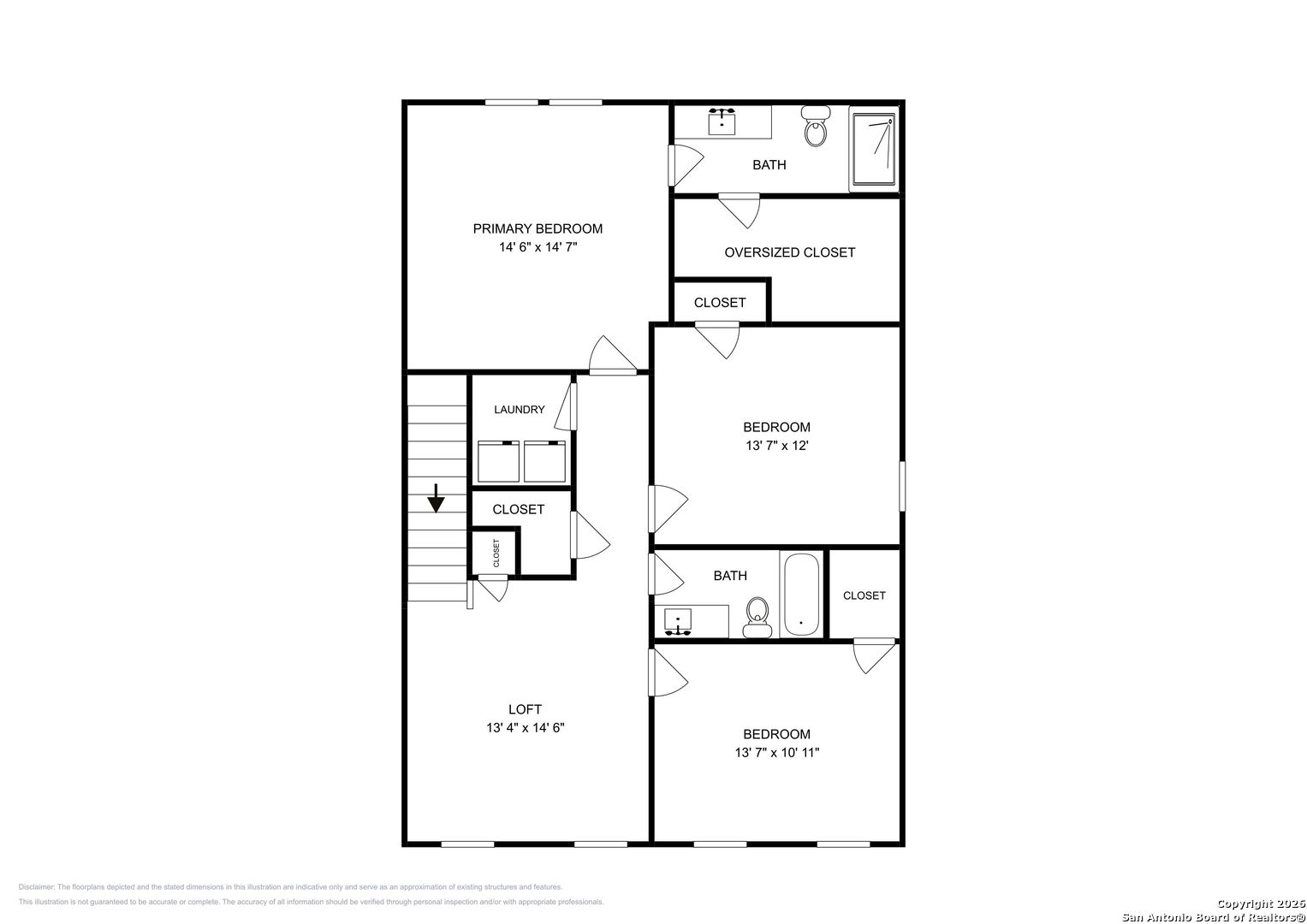 5206 Winding Street St. Hedwig, TX 78152 - Photo 17 of 17 a picture of a floor plan