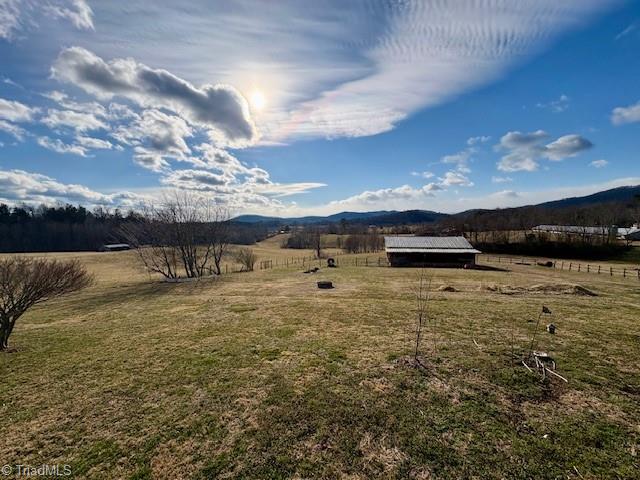 927 Shingle Gap Road Purlear, NC 28665 - Photo 9 of 33 Back Yard- Barn is not part of property