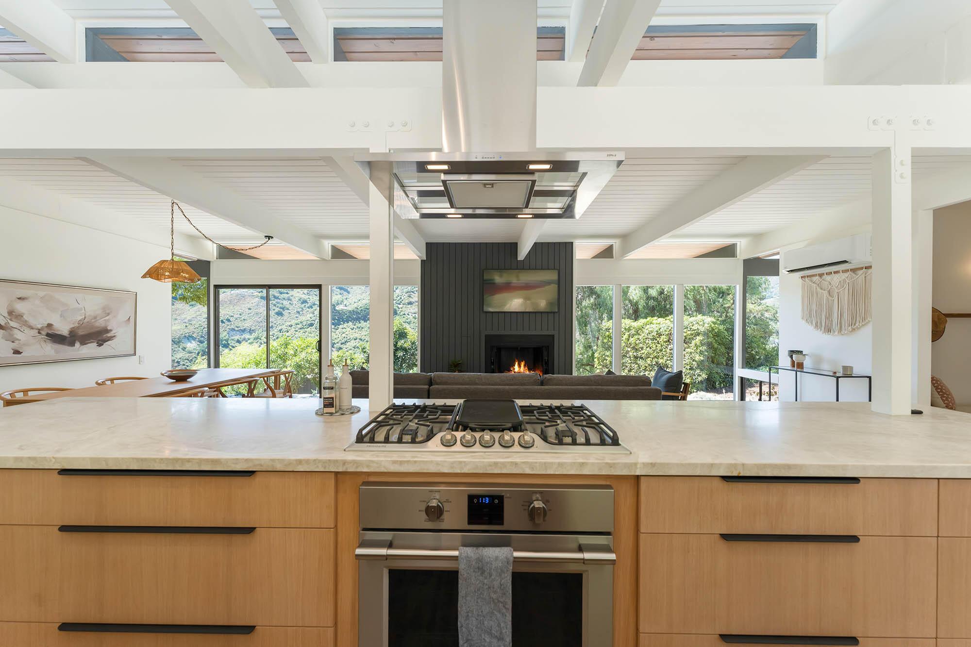 165 Canon View Road Santa Barbara, CA 93108 - Photo 17 of 59 Kitchen and apartment stairs