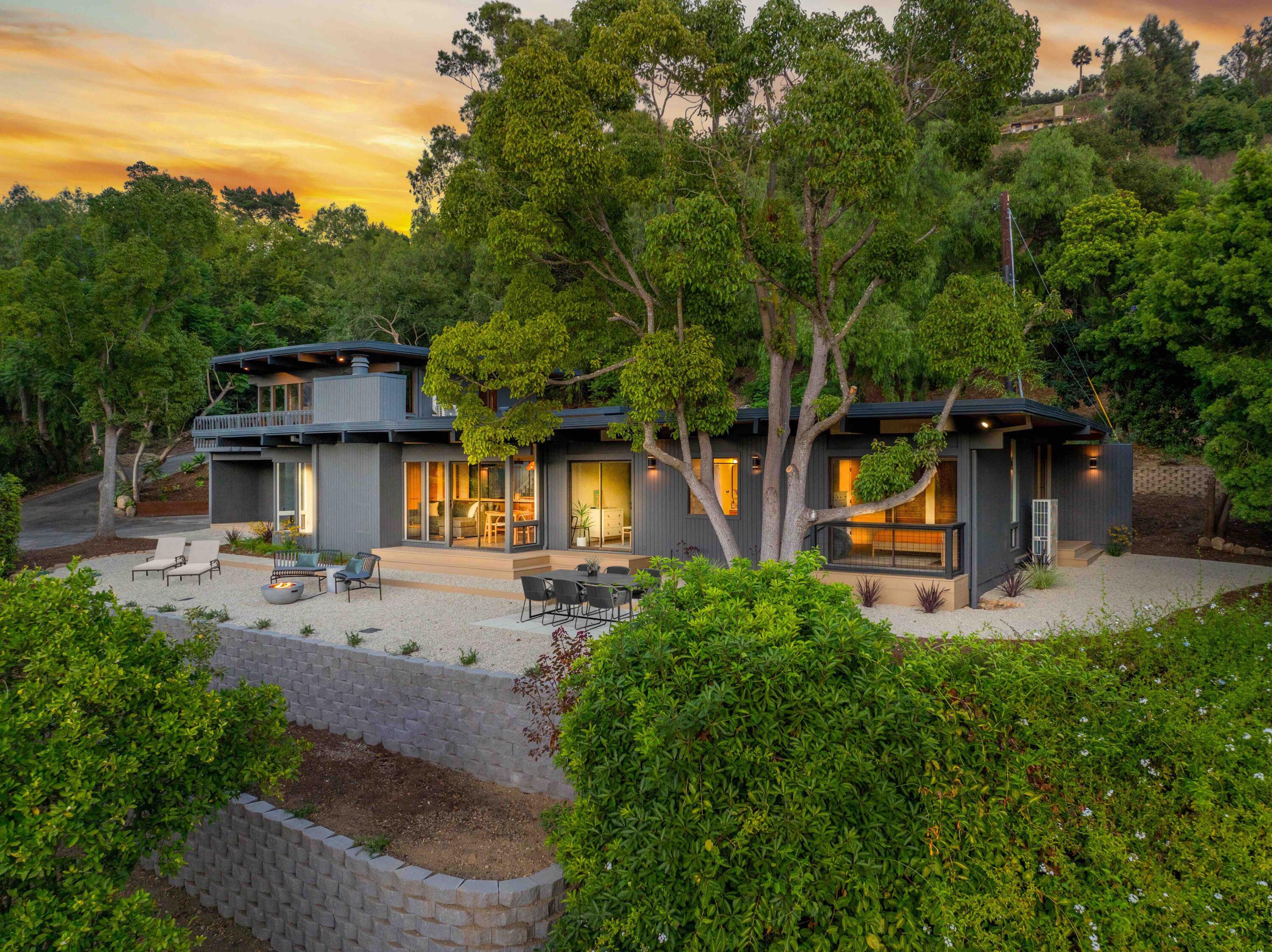 165 Canon View Road Santa Barbara, CA 93108 - Photo 45 of 59 Twilight corner view