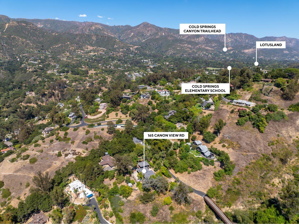 165 Canon View Road Santa Barbara, CA 93108 - Photo 48 of 59 Aerial north - 165 Canon View Rd