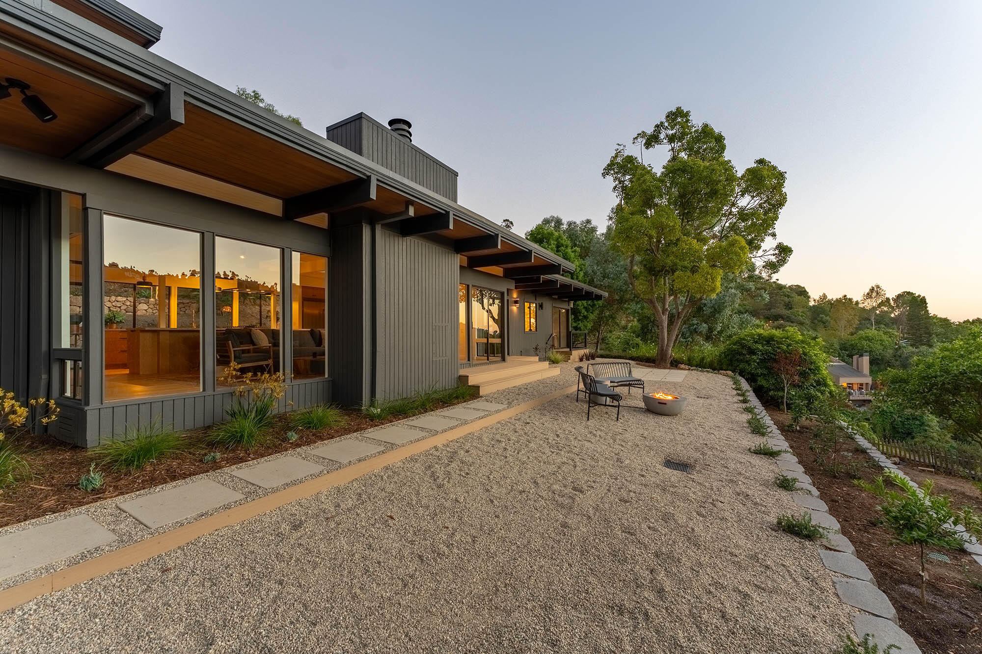 165 Canon View Road Santa Barbara, CA 93108 - Photo 7 of 59 Twilight front - 165 Canon View Rd