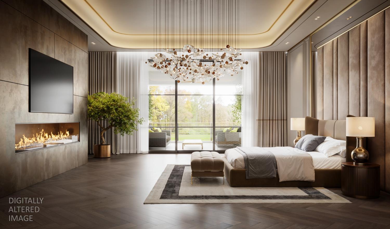 6806 Rutherford Canyon Road Loomis, CA 95650 - Photo 29 of 36 a bedroom with a bed and a large window