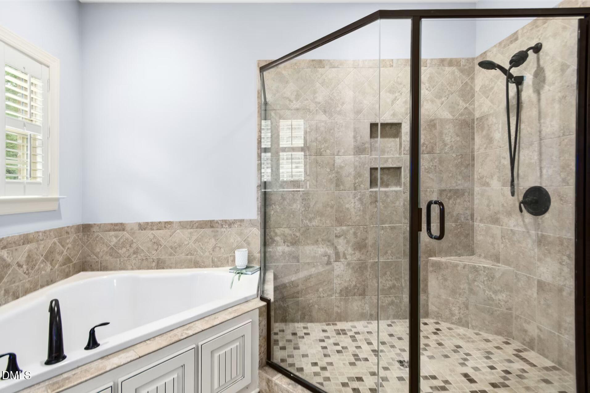 550 Pollard Road Smithfield, NC 27577 - Photo 17 of 38 Soaking tub and seprate Tile shower
