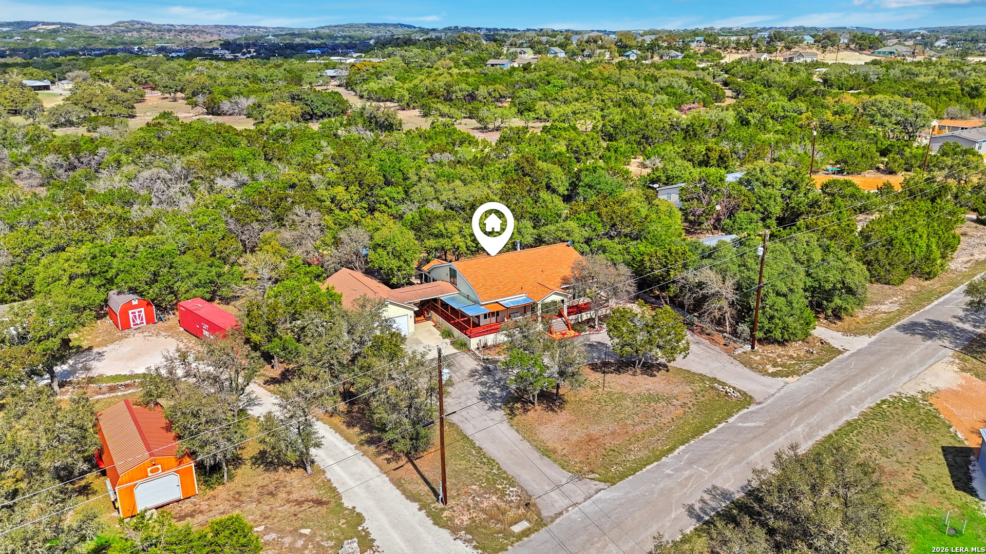 423 Las Hadas Spring Branch, TX 78070 - Photo 23 of 29 a view of a yard with an outdoor space