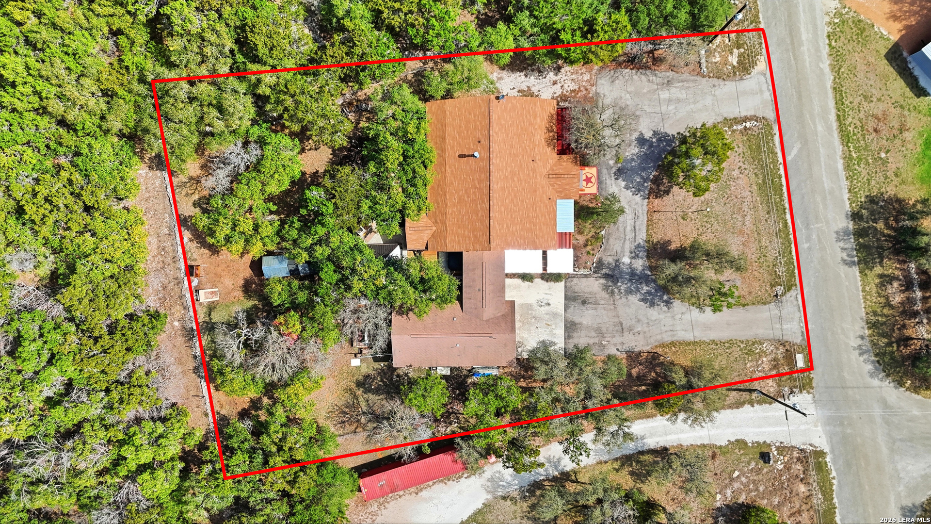423 Las Hadas Spring Branch, TX 78070 - Photo 28 of 29 an aerial view of a house