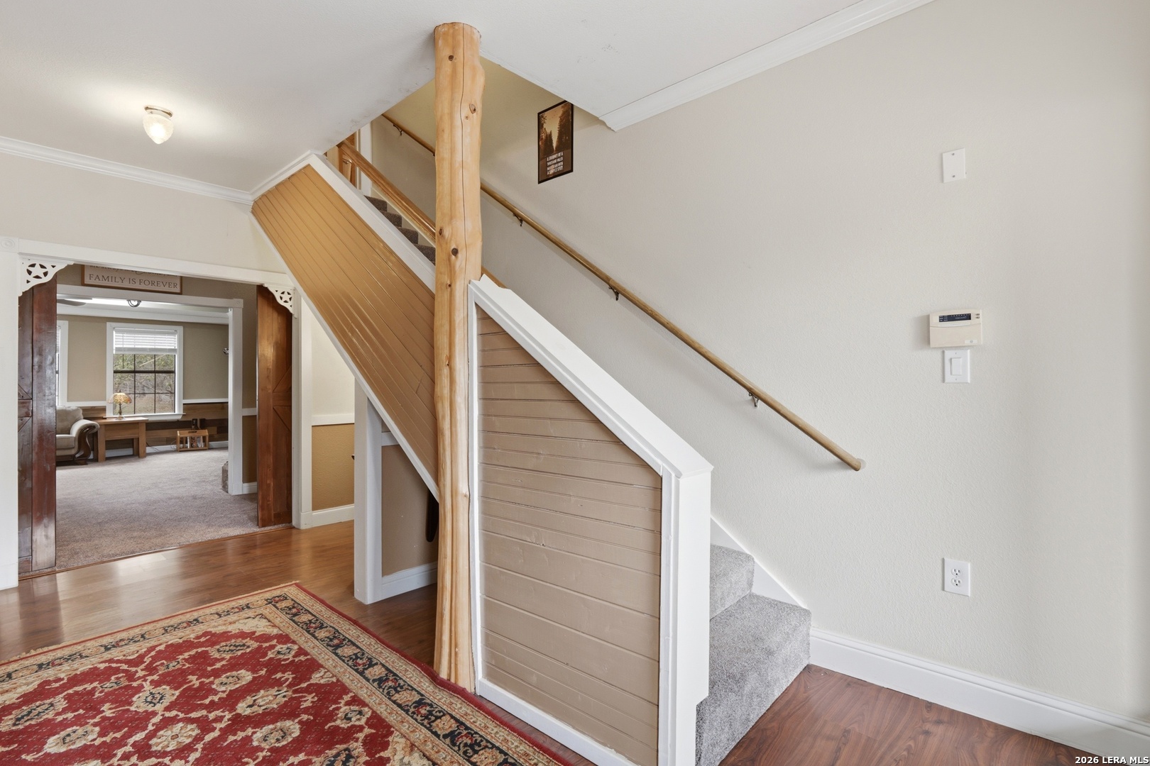 423 Las Hadas Spring Branch, TX 78070 - Photo 7 of 29 a view of entryway and hall with wooden floor