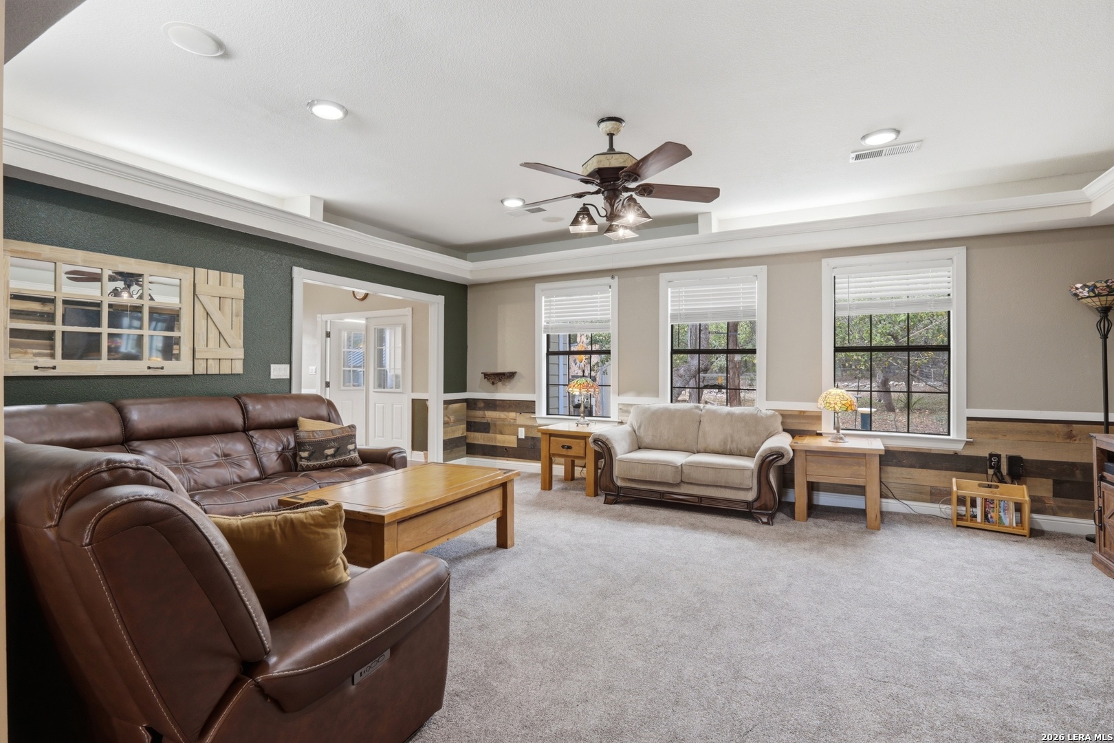 423 Las Hadas Spring Branch, TX 78070 - Photo 8 of 29 a living room with furniture and a large window