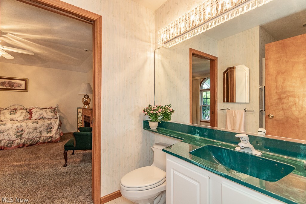 320 Harbor Ridge Lane Fairport Harbor, OH 44077 - Photo 26 of 38 Second full bathroom offers a large vanity, toilet, large mirror & is accessed from the second bedroom or hallway!