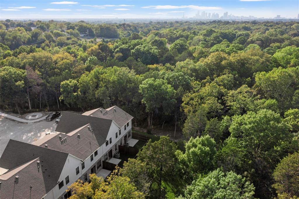 6309 Manson Court Dallas, TX 75227 - Photo 16 of 18 an aerial view of a house with a yard
