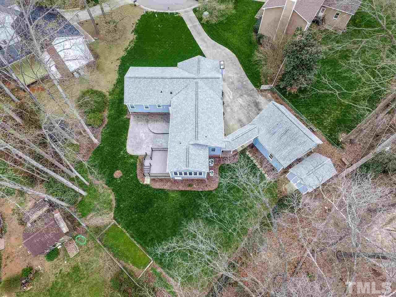 4201 Frost Court Raleigh, NC 27609 - Photo 2 of 25 an aerial view of a house