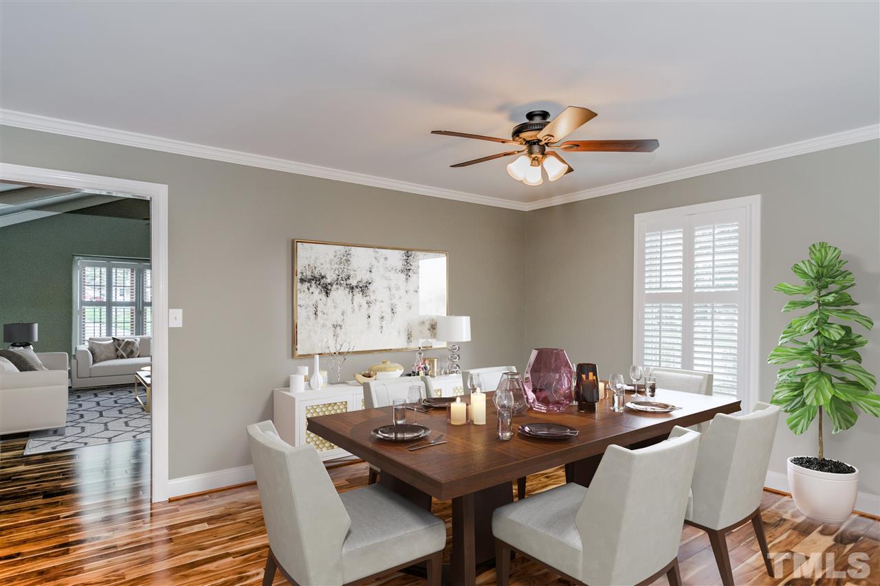 4201 Frost Court Raleigh, NC 27609 - Photo 8 of 25 a dining room with furniture and window