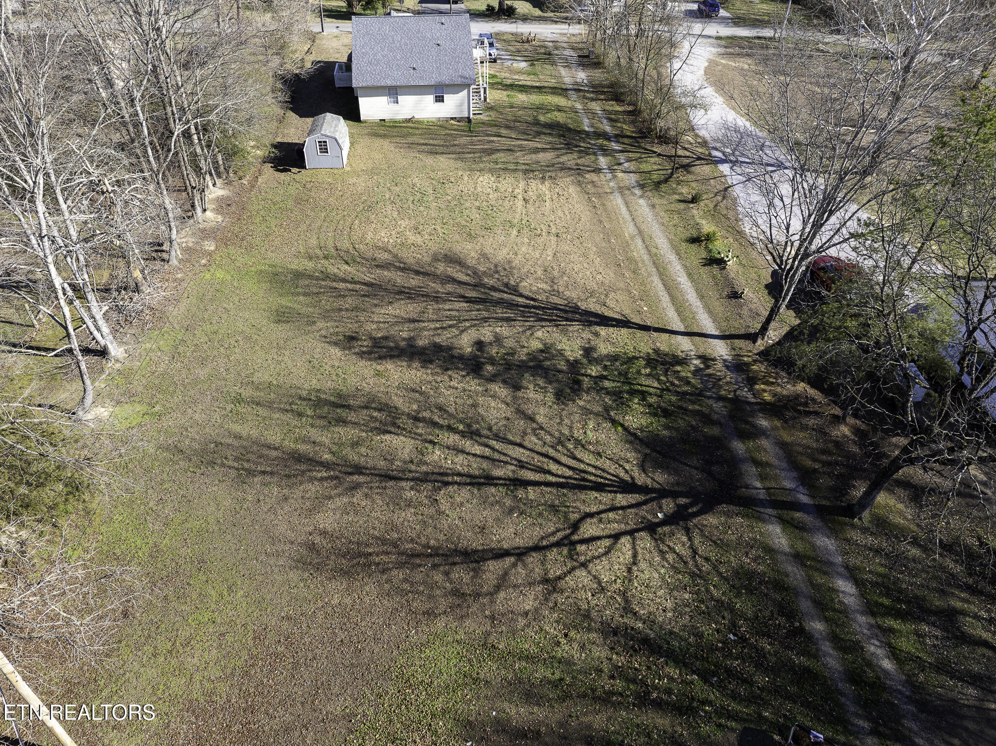 1406 Johnson Street Etowah, TN 37331 - Photo 6 of 6 Drone -back to front