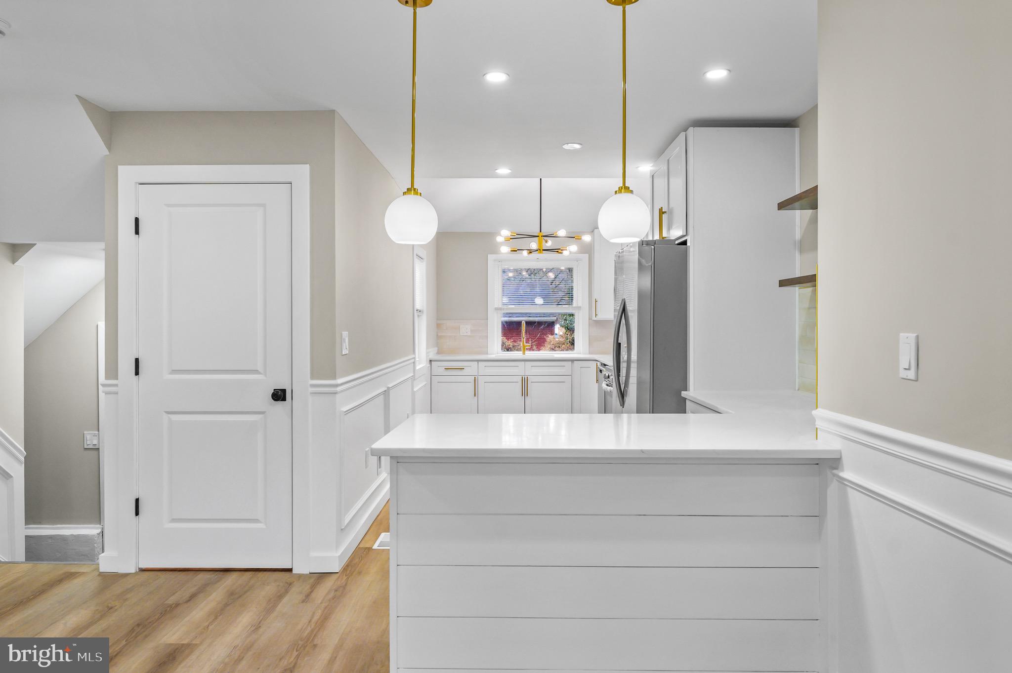 613 Hawks Bridge Road Carneys Point, NJ 08069 - Photo 13 of 38 a bathroom with a sink vanity and a mirror