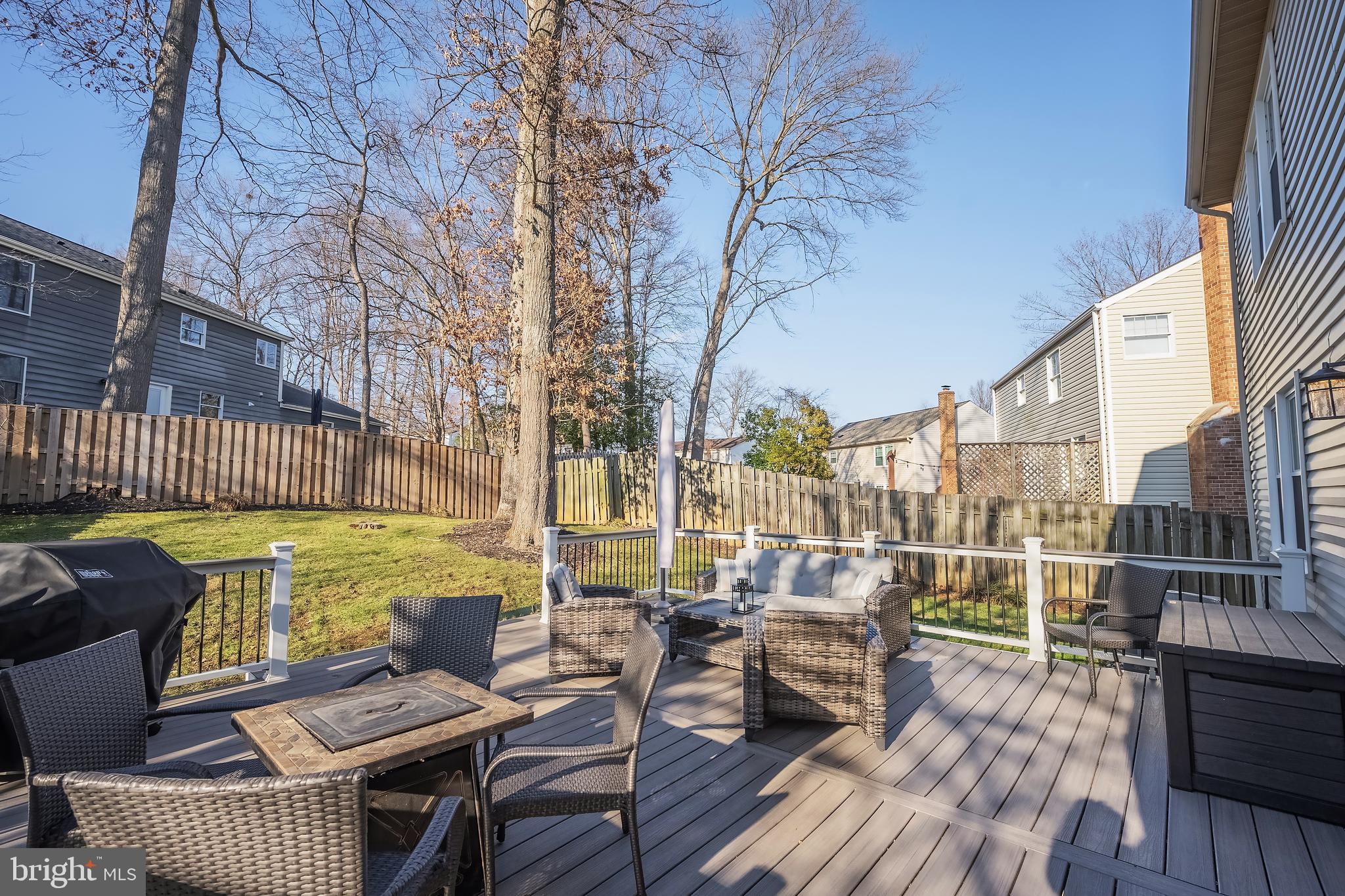 10655 John Ayres Drive Fairfax, VA 22032 - Photo 44 of 57 a view of a balcony with two chairs and a table