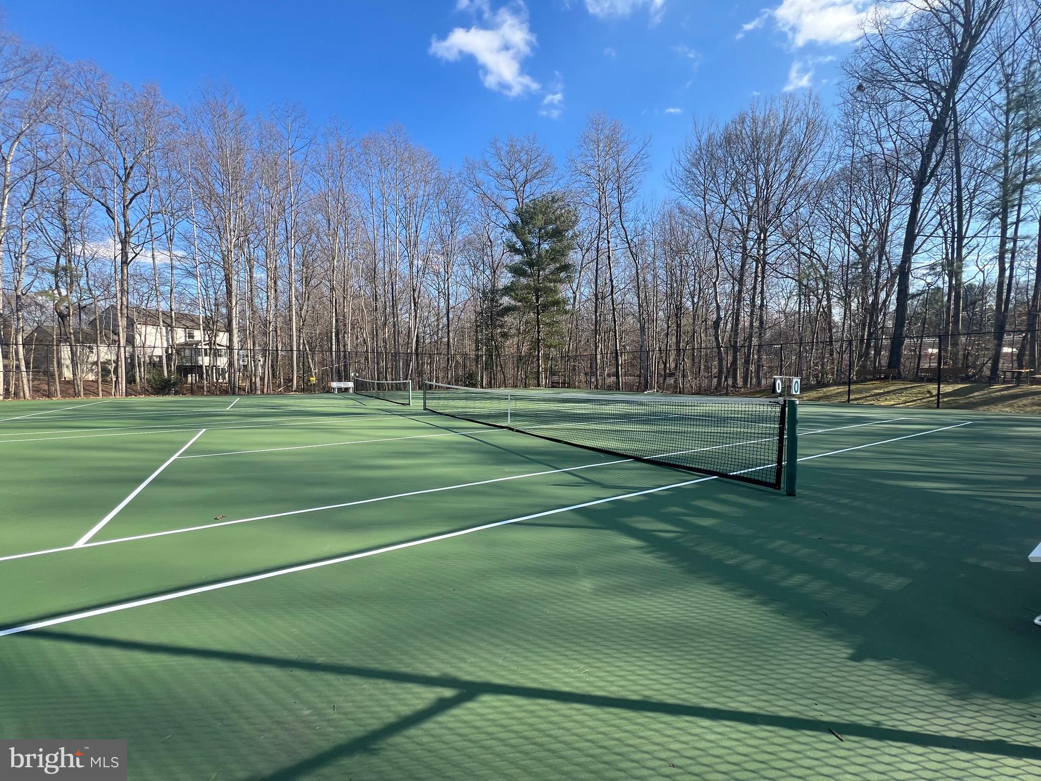10655 John Ayres Drive Fairfax, VA 22032 - Photo 47 of 57 a tennis court with trees in the background