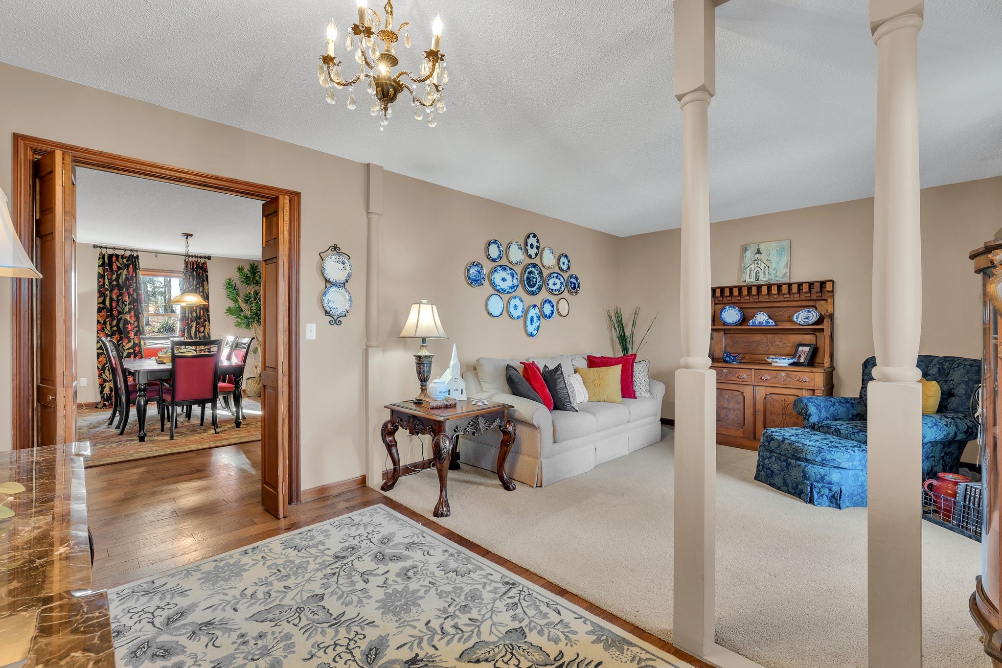 729 Rabbit Trail Road Leoma, TN 38468 - Photo 5 of 52 a living room with furniture and wooden floor