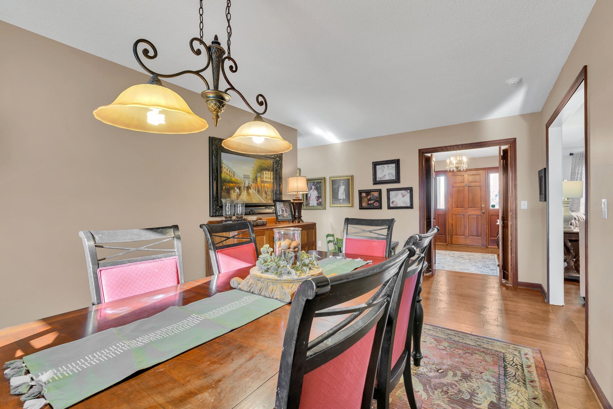 729 Rabbit Trail Road Leoma, TN 38468 - Photo 8 of 52 a view of a dining room with furniture and wooden floor