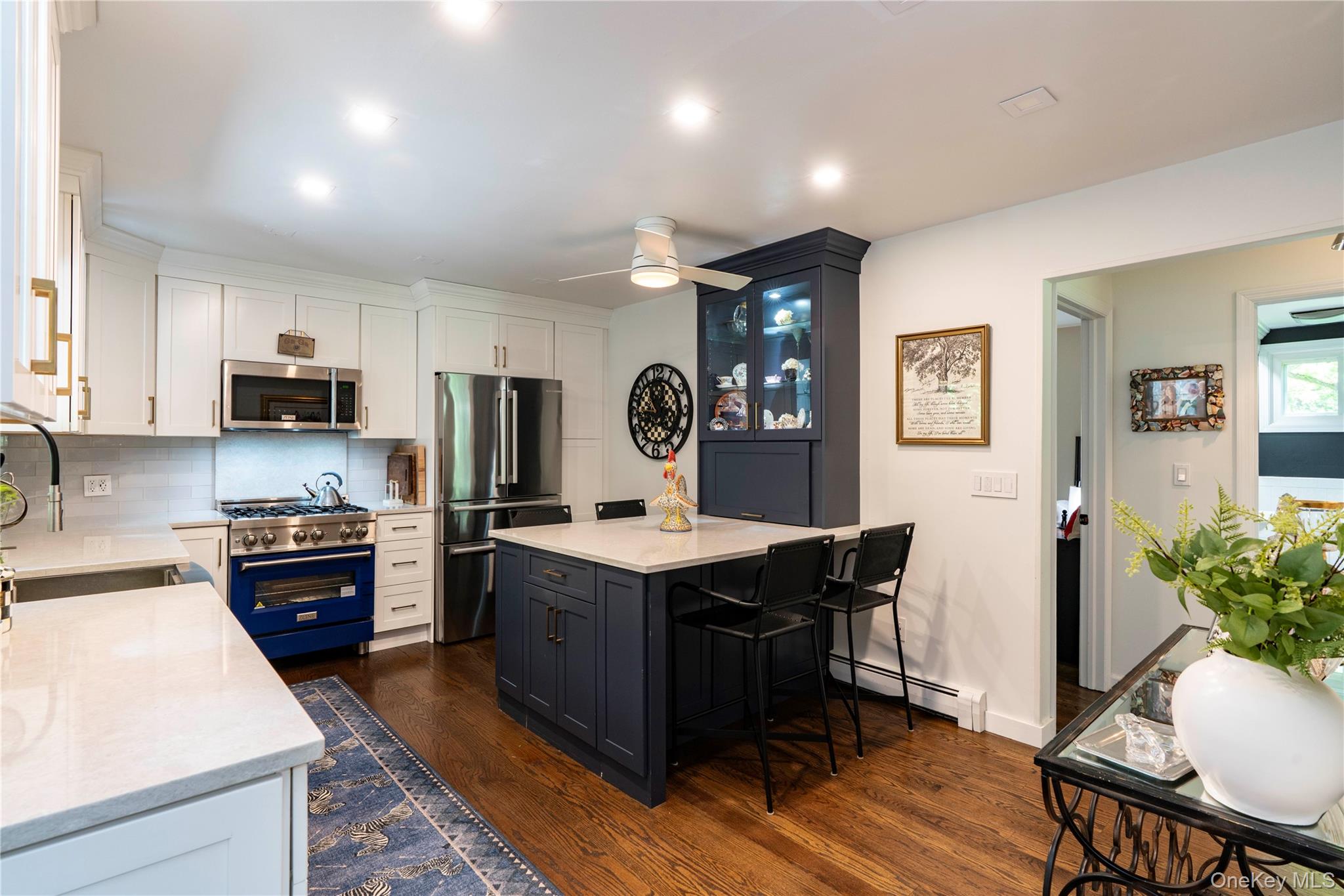 10 Pilgrims Progress Road Rhinebeck, NY 12572 - Photo 17 of 31 Chef Style Kitchen with Quartzite Counter Tops and Wood Cabinets